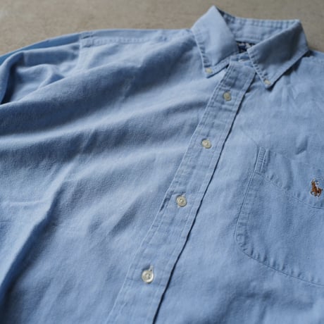 ［S］BIG SHIRT by Ralph Lauren_chambray_90s vintage_no.1