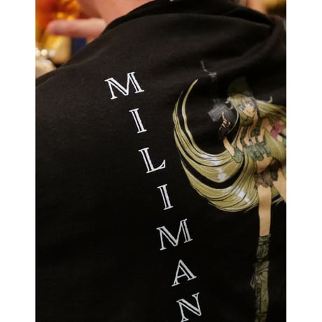 ミリマニア ブラック ロンTee
