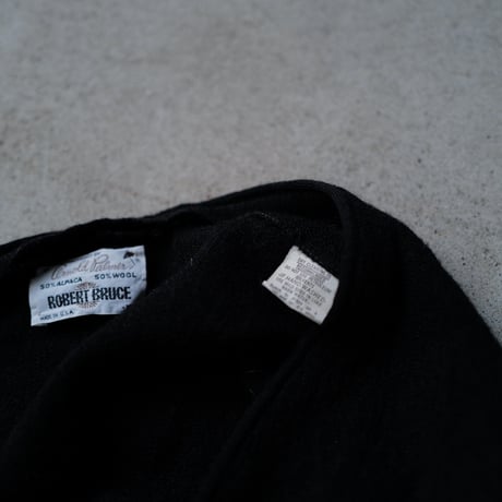 ［XL］Vintage Alpaca Cardigan_Black_deadstock