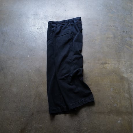 7月25日発売 [anytee classics] Military Wide Trousers_Faded Black