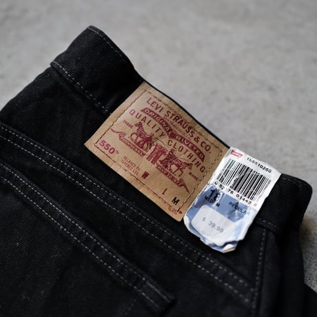 [W36 L32] Levi's 550_Sulfur Black_Deadstock_90s_no.8