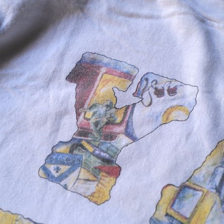 ［XL］Yale University_college tee_90s vintage