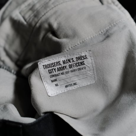 [anytee classics] Officer Pants_Faded Black