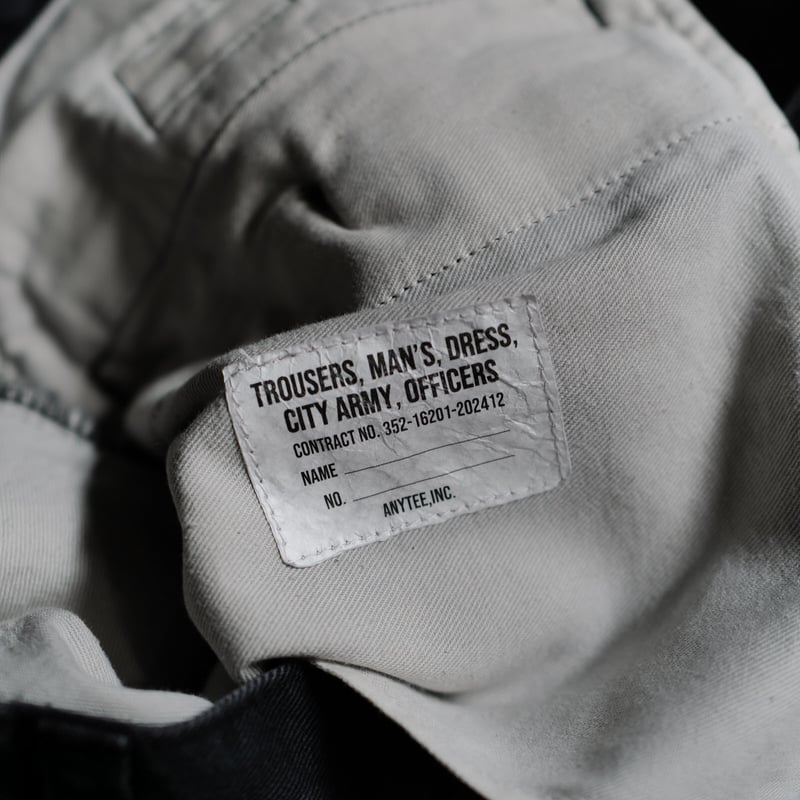 anytee classics] Officer Pants_Faded Black | a