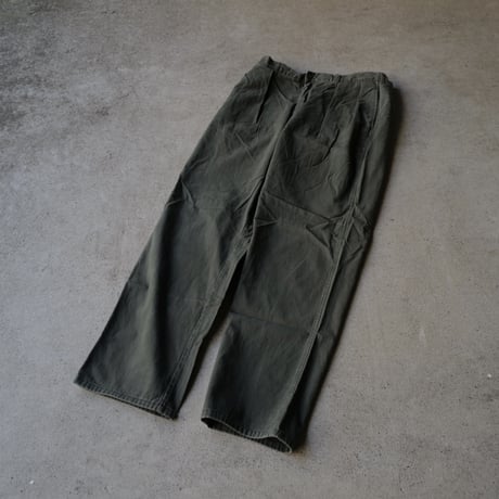 [W38 L34] VINTAGE POLO CHINO 2tuck Pants_Military Color_no.7