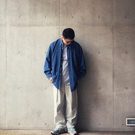 Big Shirt_90s vintage_ chambrayshirt