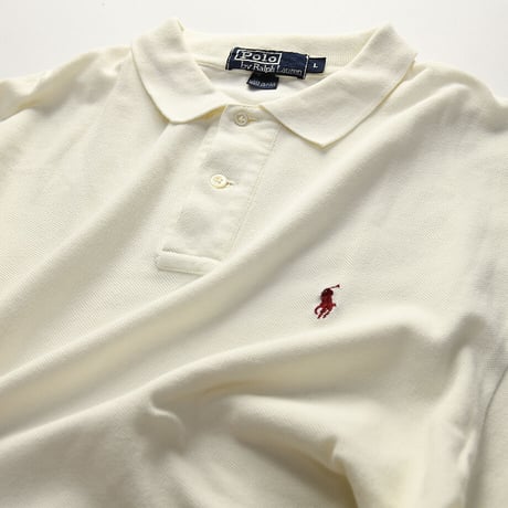 ［L］POLO SHIRT_MADE IN USA_80-90s vintage_no.25
