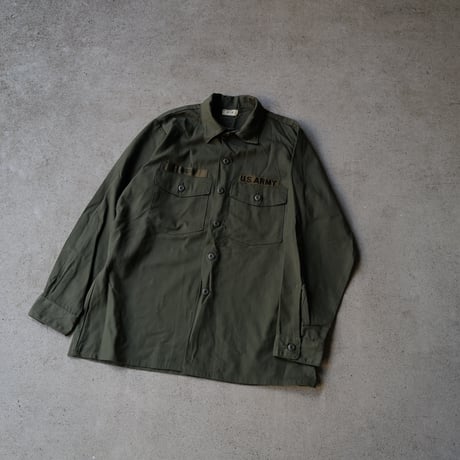 ［16 1/2 XL fit］USARMY Olive Green "BIG" Shirt_deadstock_no.4