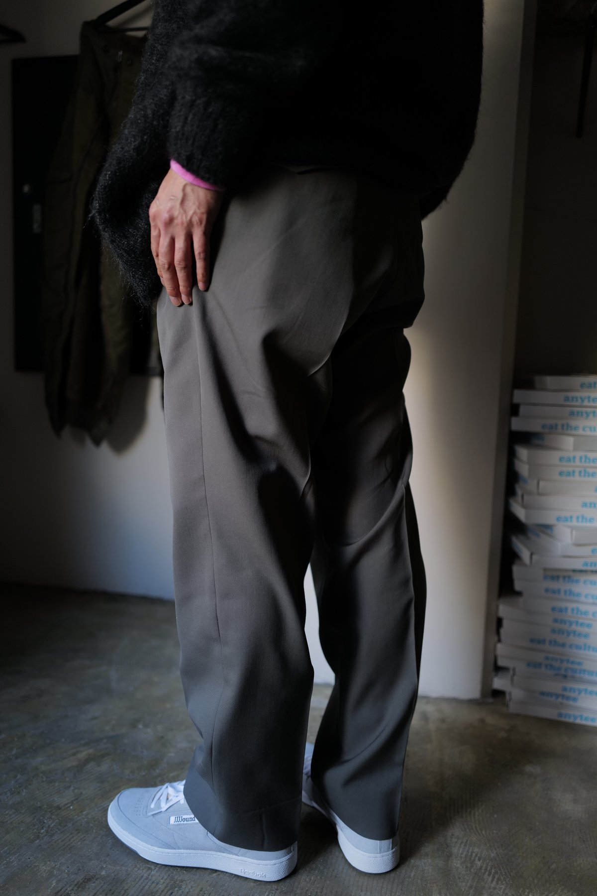anytee classics] Officer Pants_Military Gray |
