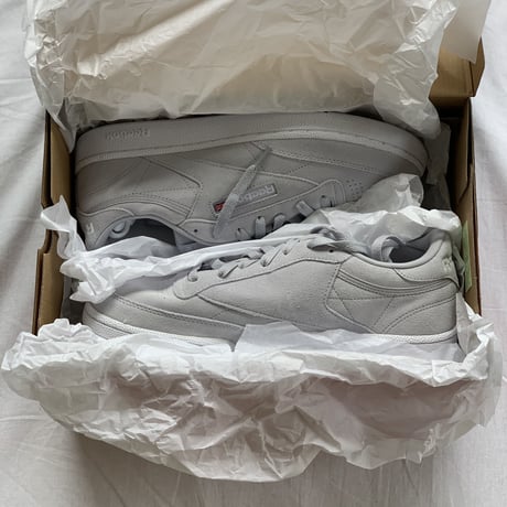 [Reebok CLUB C] Greige Natural Leather Edition