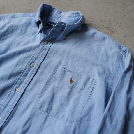 ［M］BIG SHIRT by Ralph Lauren_chambray_90s vintage_no.13