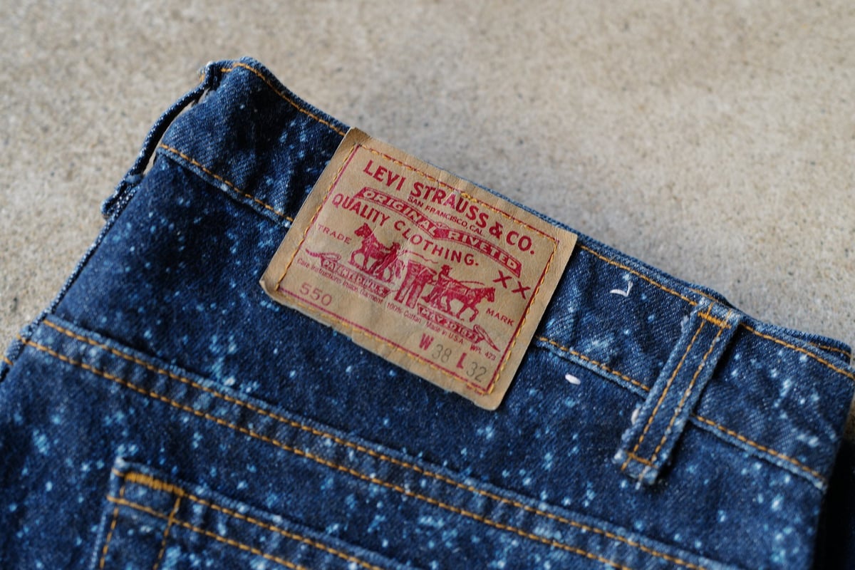 パンツ Levi's 550_GALACTIC WASH_80s W37 L34] Levi's 550_GALACTIC WASH_80s_no.1 | a