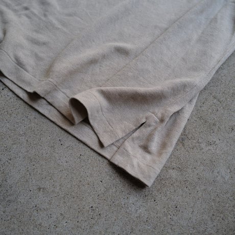 ［XXL］POLO SHIRT_MADE IN HONG KONG_90s vintage_COYOTE_no.1