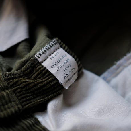 [W33 L30] VINTAGE POLO CORDUROY 2tuck PANTS_no.3