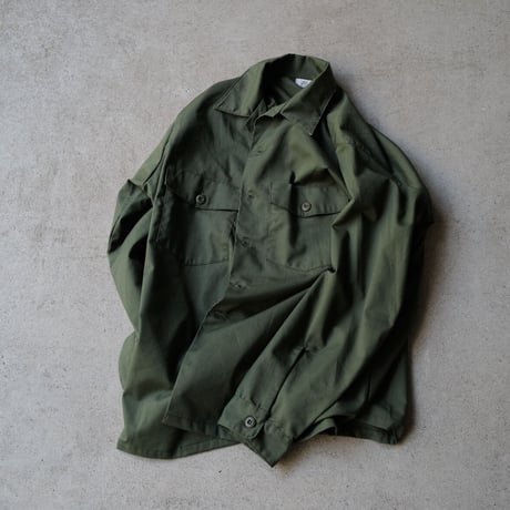 ［17 (1/2) XXL fit］USARMY Olive Green Shirts_no.7
