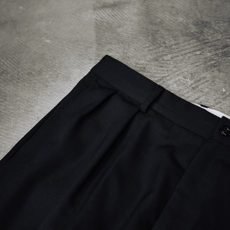 [anytee classics] Officer Pants_Black Gabardine