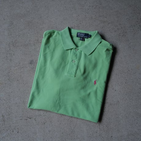 ［L］POLO SHIRT_MADE IN USA_80-90s vintage_no.19