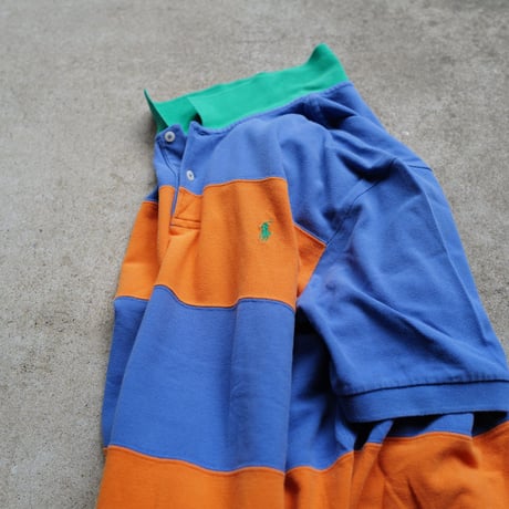 ［XL］POLO SHIRT_MADE IN USA_80-90s vintage_no.11