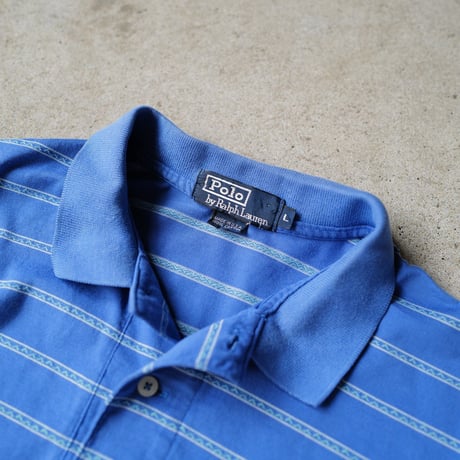 ［L］POLO SHIRT_MADE IN USA_80-90s vintage_no.8