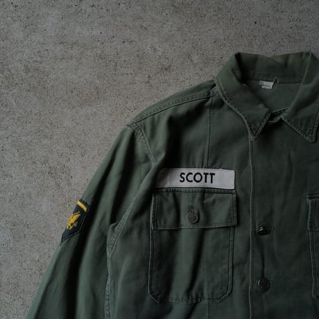 ［L fit］USARMY Olive Green Shirts_Metal button model_no.41
