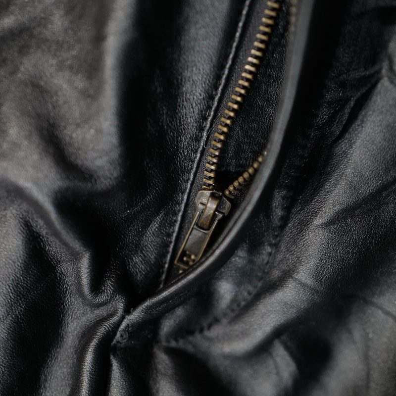 Fragments of Vintage Leather_Officer Pants | an