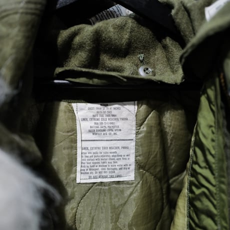 店頭で完売［M］m65 parka_fullset_1970's_deadstock_no.51
