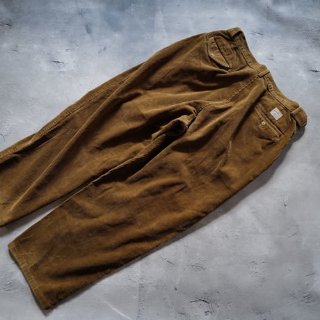 [W34 L28] POLO COUNTRY 2tuck CORDUROY PANTS_80-90s vintage