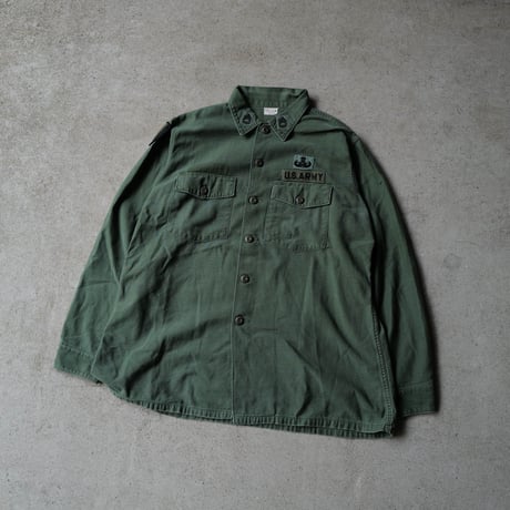 ［17 (1/2)］USARMY Olive Green Shirts_Cotton 100_no.17