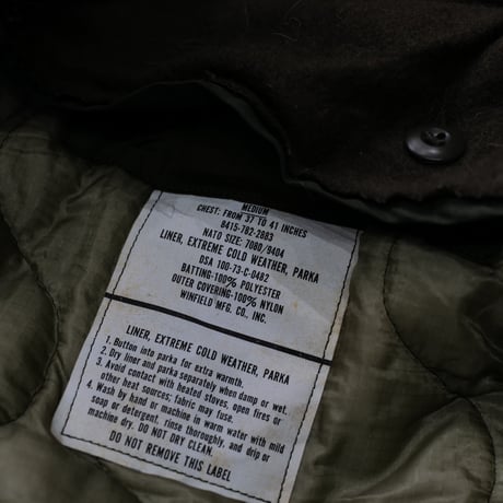 ［M］m65 parka_Mini tag model_fullset_deadstock_no.5