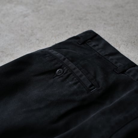 [W37 L33] Super Black_VINTAGE POLO CHINO 2tuck Pants_no.2