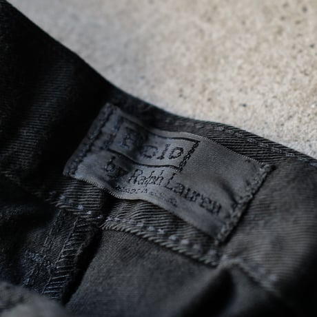 [W36 L31] Super Black_VINTAGE POLO CHINO 2tuck Pants_no.12