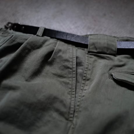 [anytee classics] Officer Shorts_Faded Safari Olive