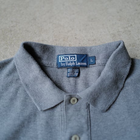［L］POLO SHIRT_MADE IN USA_80-90s vintage_no.18