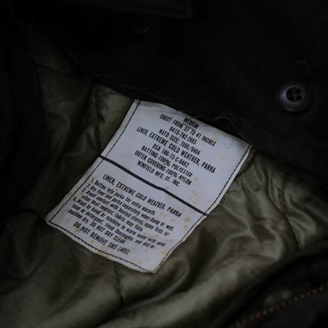 ［M］m65 parka_Mini tag model_fullset_deadstock_no.4