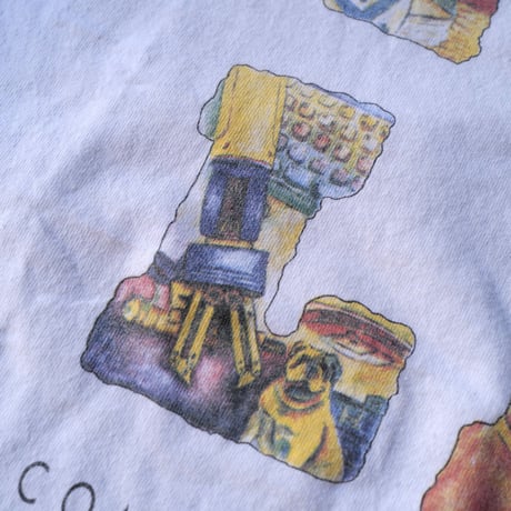 ［XL］Yale University_college tee_90s vintage