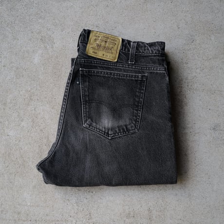 [W36 L30] Levi's 550_Sulfur Black Black Tab_90s_no.9
