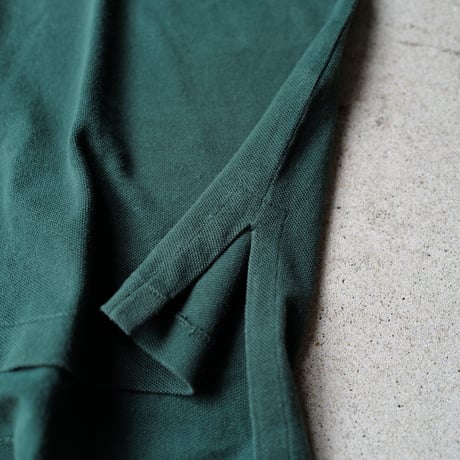 ［XL］POLO SHIRT_MADE IN USA_80-90s vintage_green