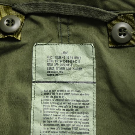 ［L］m65 parka_Plastic Zipper_no.279