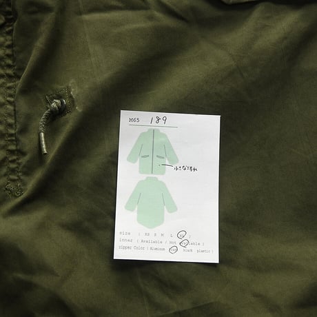［XL］m65 parka_no.189