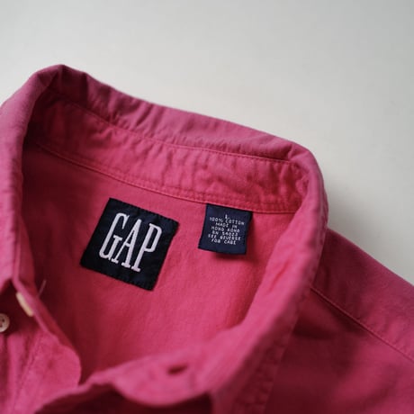 ［L］Old GAP_90s vintage_pink shirt