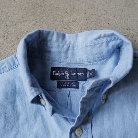［M］BIG SHIRT by Ralph Lauren_chambray_90s vintage_no.13