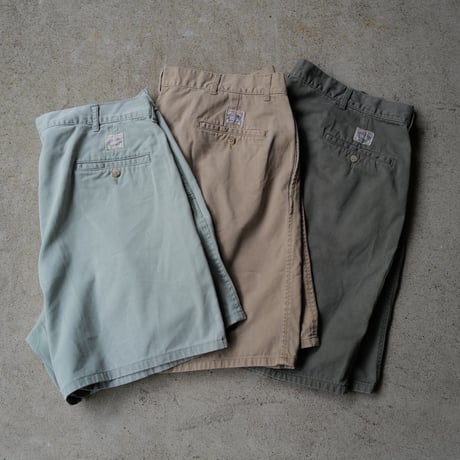 [W35] POLO CHINO SHORTS 2tuck_80s vintage