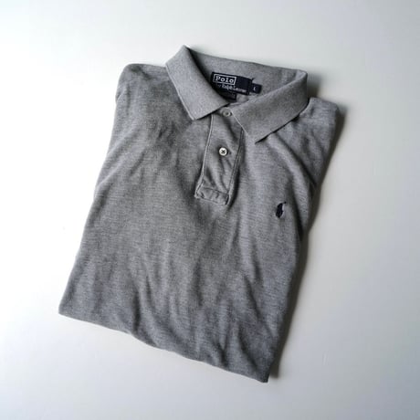 ［L］POLO SHIRT_MADE IN USA_80-90s vintage