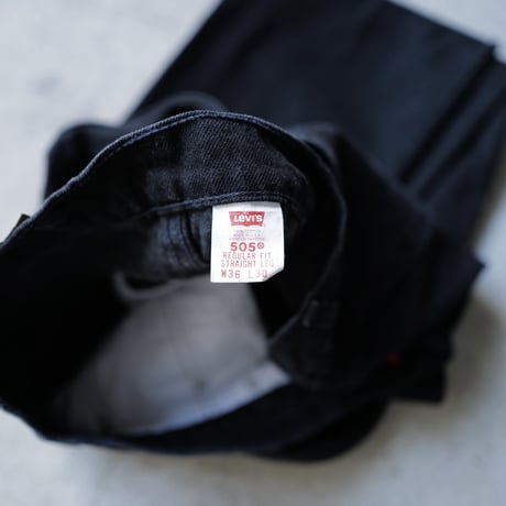 [W36 L30] 505_90s_Levi's  Sulfur Black_no.1