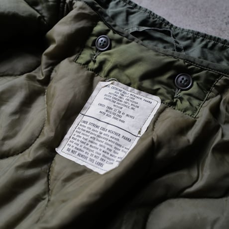 ［M］m65 parka_Black zipper