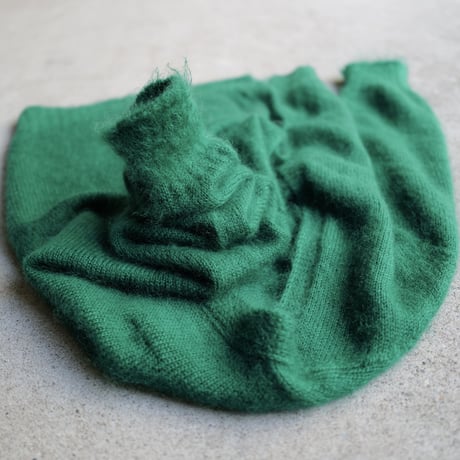 Kid Mohair Cardigan "Chiyoda Green"
