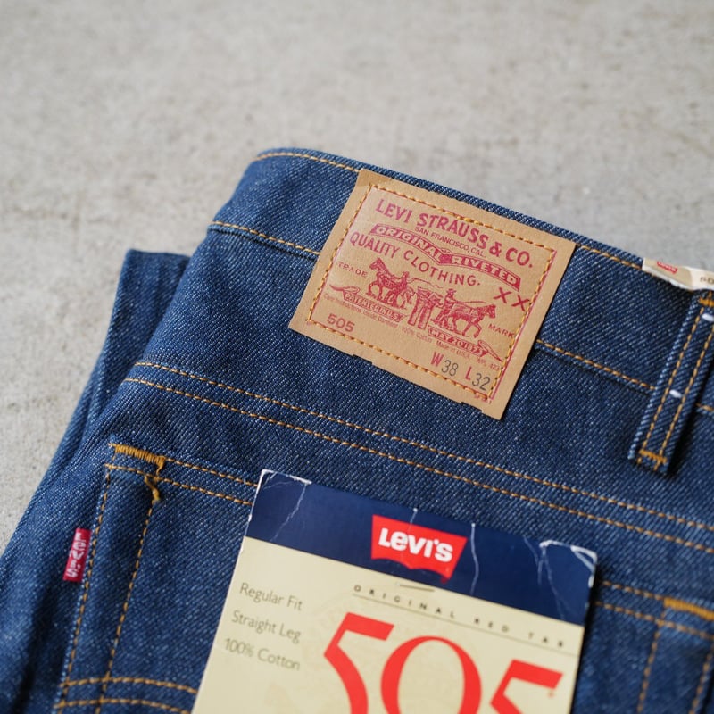 リーバイスLevis 66前期　505 オリジナル　ビンテージ　w38 ワンウォッシュ程度!!【濃紺】【ビンテージ】【LEVI'S
