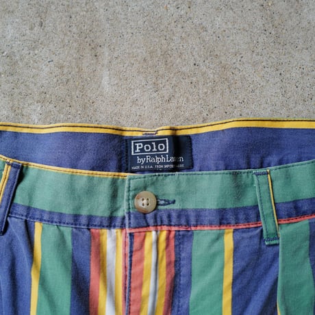 [W36] POLO CHINO SHORTS 2tuck_80-90s vintage_no.8