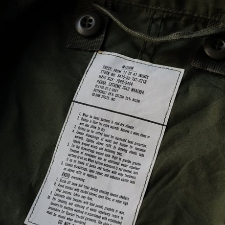 ポップアップ先行［M］m65 parka_deadstock_no.11