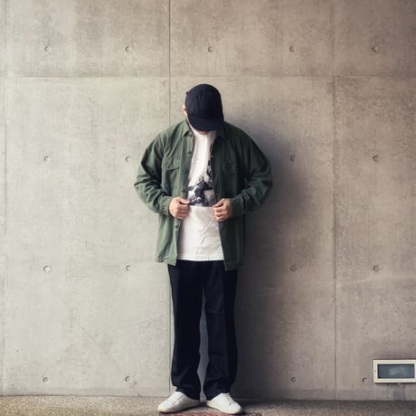 ［XXL (17 1/2) ］USARMY Olive Green Shirts_no.11